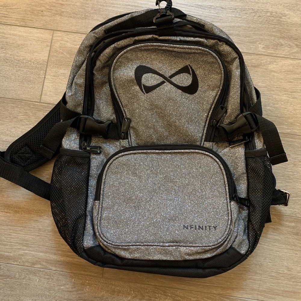 NFINITY - gray sparkle backpack